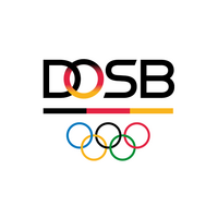 Logo des Deutschen Olympischen Sportbundes (DOSB) mit dem Schriftzug ‚DOSB‘ und den fünf olympischen Ringen darunter